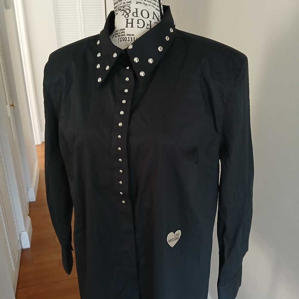 LOVE MOSCHINO BLACK‎ SHIRT